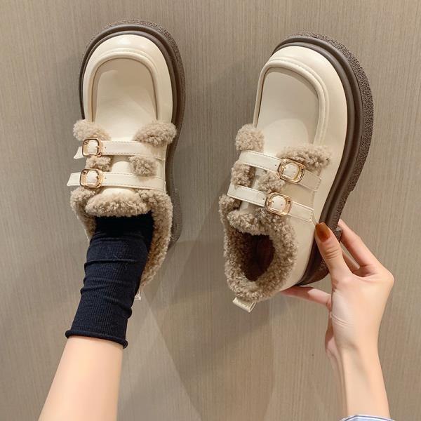 Women's Oxfords Fur Shoes