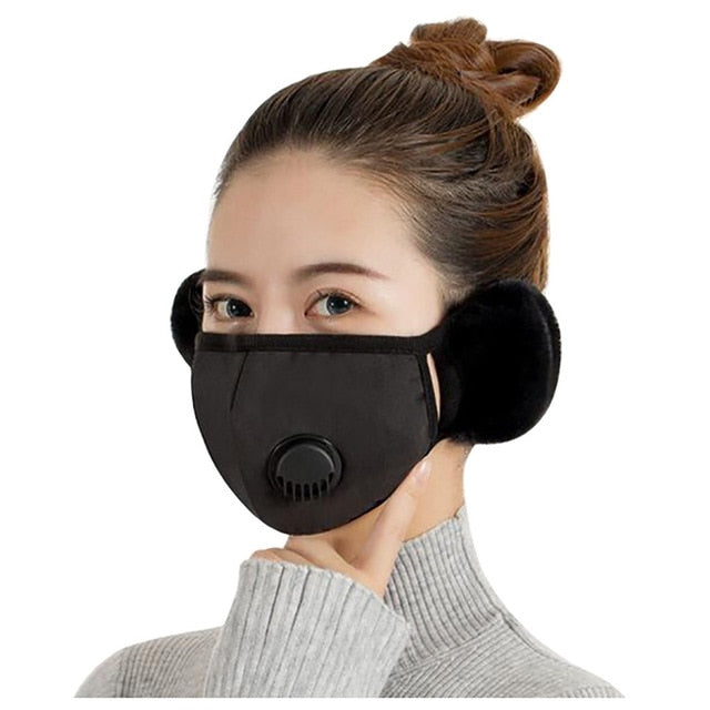 2 in 1 Earmuffs Mask with Filter