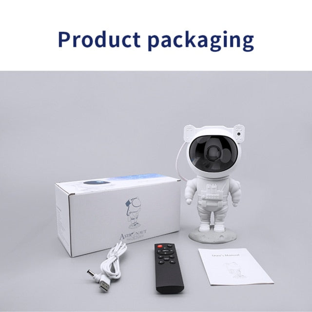 Spaceman Starry Projector Lamp Astronaut