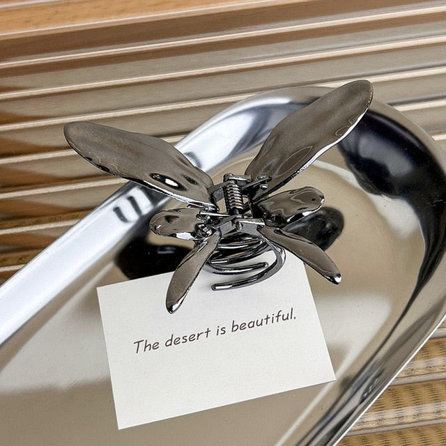 Metal Butterfly Hair Claw