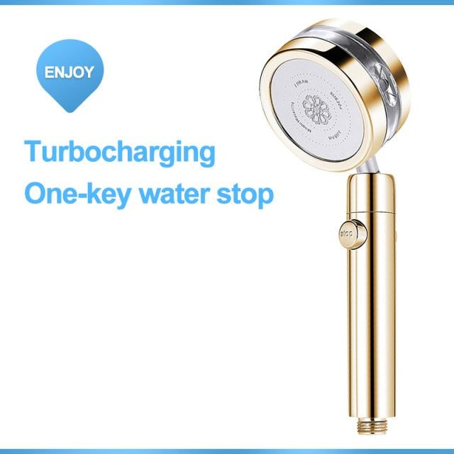 Turbo Fan Booster Shower Head