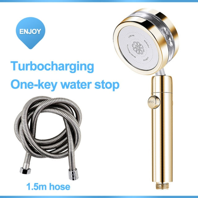 Turbo Fan Booster Shower Head
