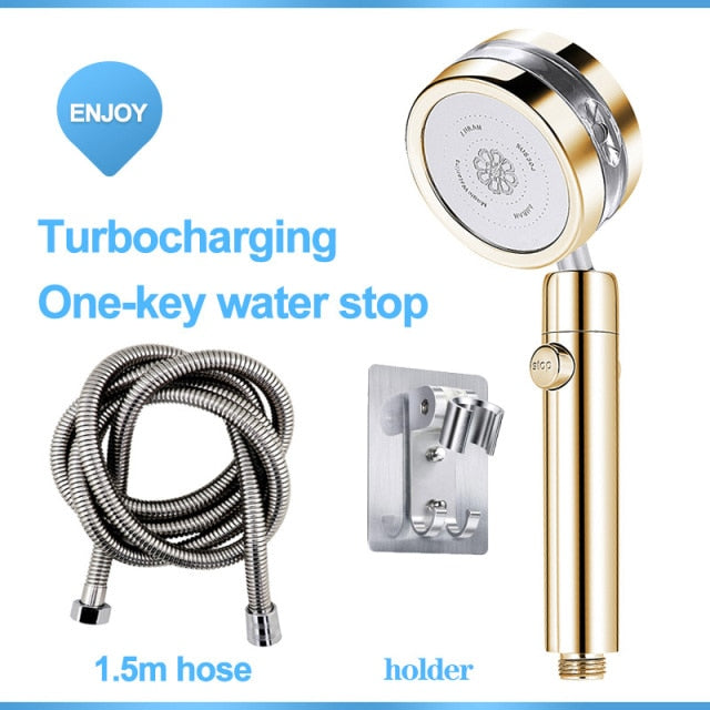 Turbo Fan Booster Shower Head