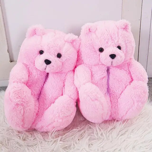 Cozy Teddy Bear Slippers