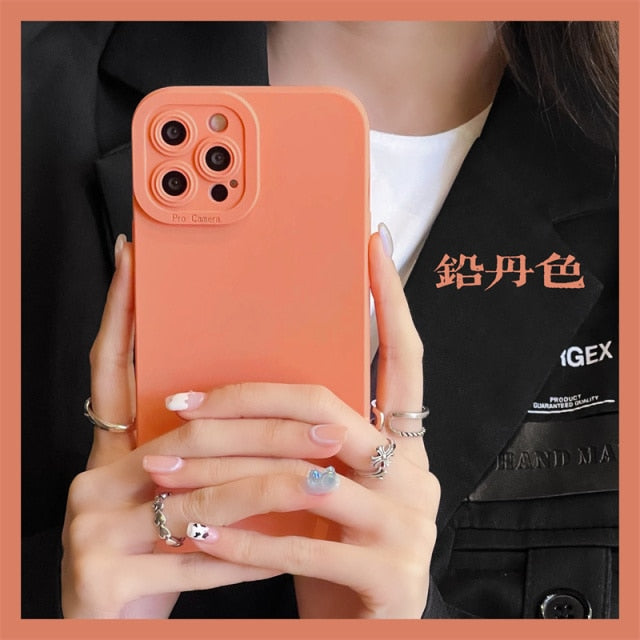 Earth Tones Camera Lens Protection Phone Case