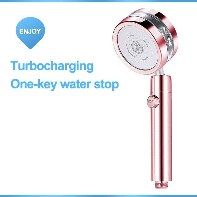 Turbo Fan Booster Shower Head
