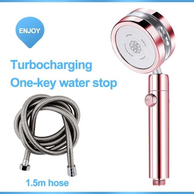 Turbo Fan Booster Shower Head