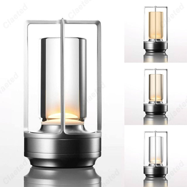 LED Crystal Metal Night Light