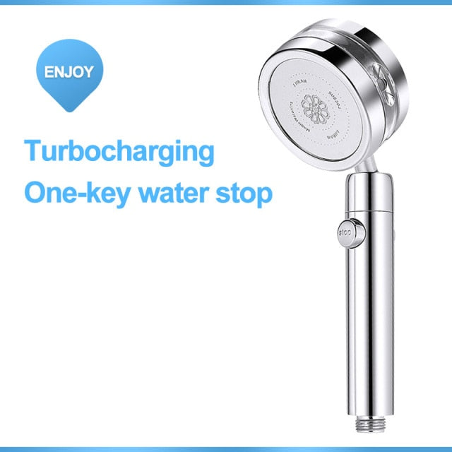 Turbo Fan Booster Shower Head