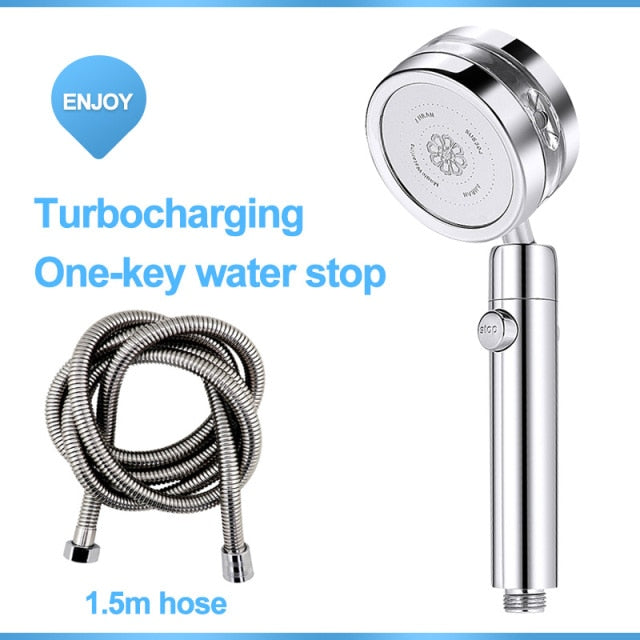 Turbo Fan Booster Shower Head