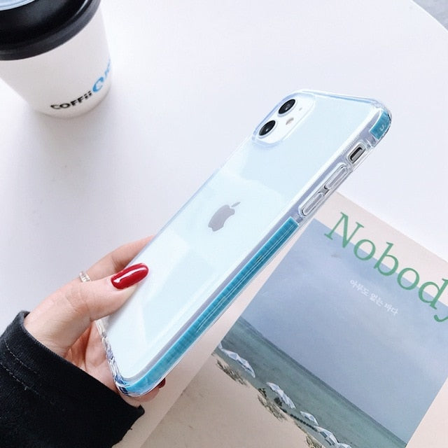 Transparent Shockproof Case For iPhone