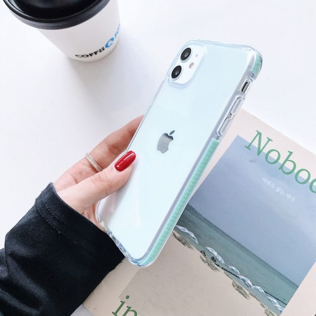 Transparent Shockproof Case For iPhone