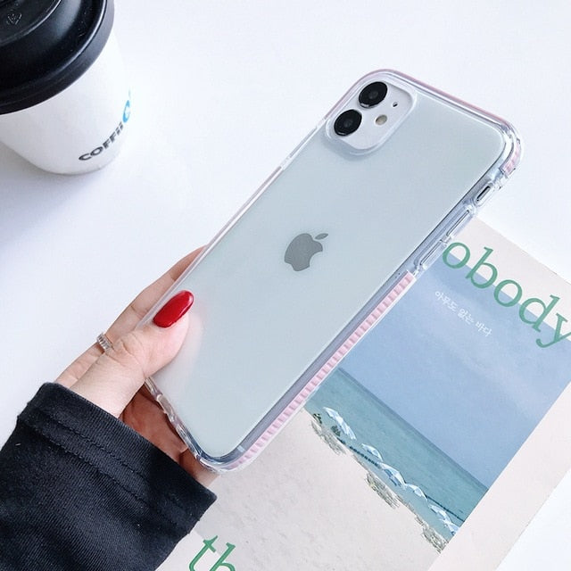 Transparent Shockproof Case For iPhone