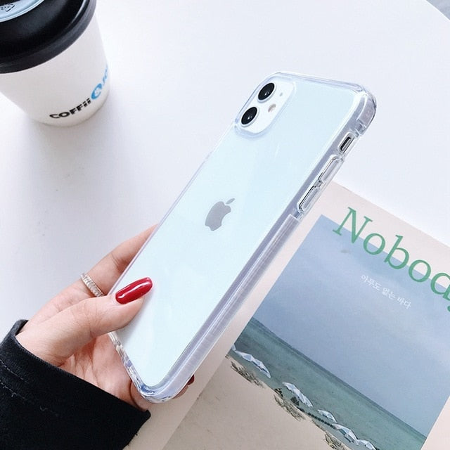 Transparent Shockproof Case For iPhone