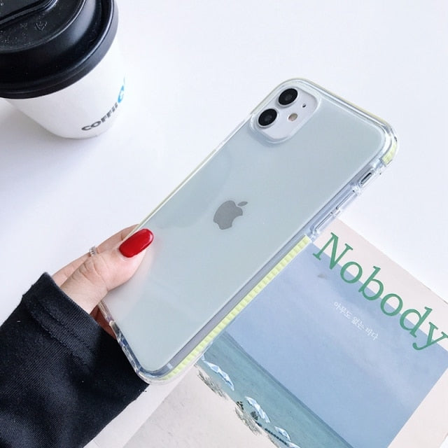 Transparent Shockproof Case For iPhone