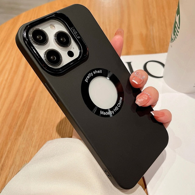 Lens Cover Stand Logo iPhone Case