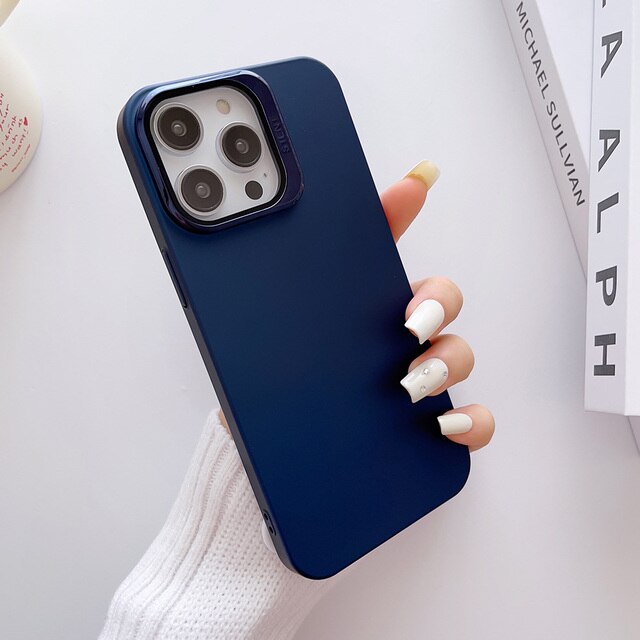 Lens Cover Stand Logo iPhone Case