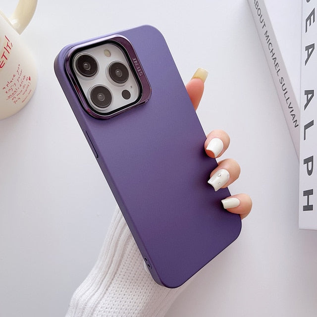 Lens Cover Stand Logo iPhone Case