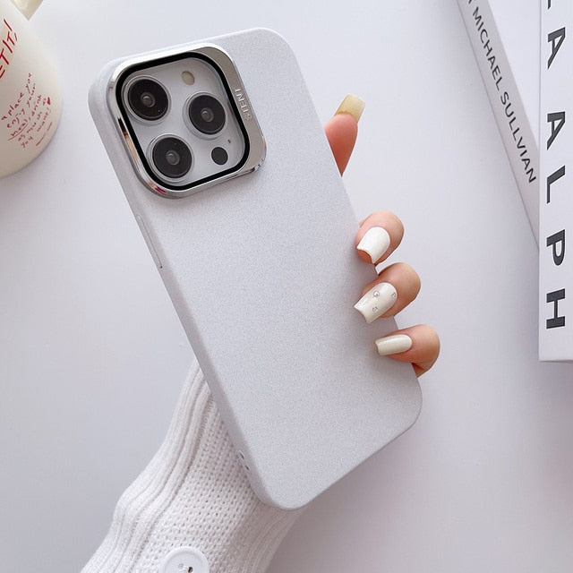 Lens Cover Stand Logo iPhone Case