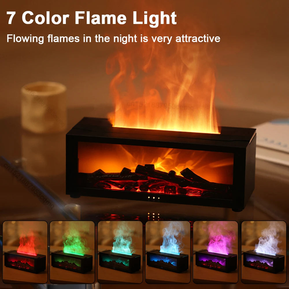 Fireplace Humidifier Flame Diffuser