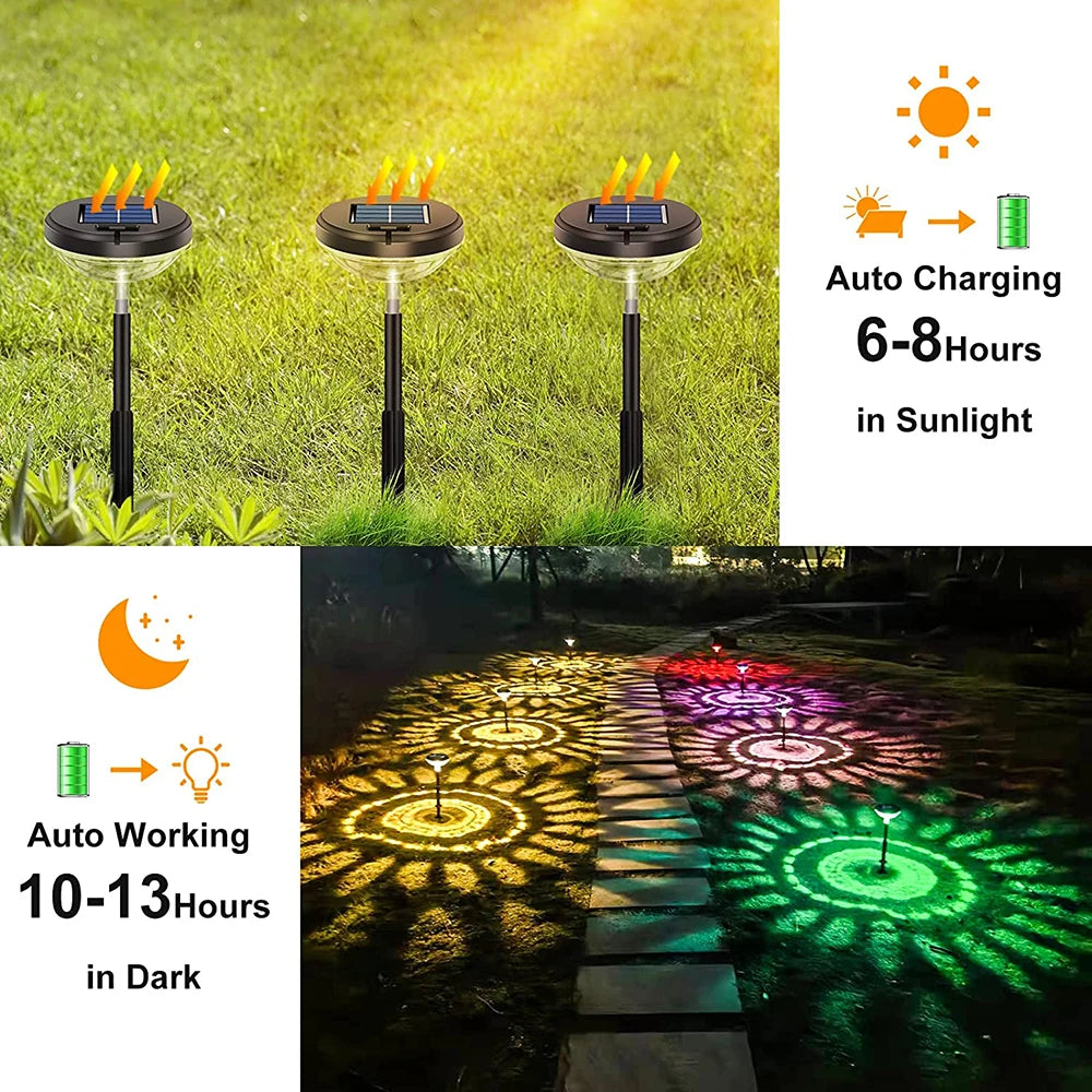 Outdoor Solar Pathway Lights Decorations 1 Pc