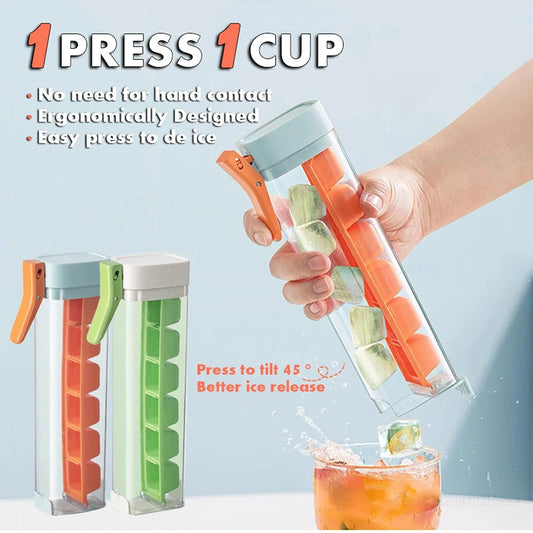 Quick Press Ice Cube Tray