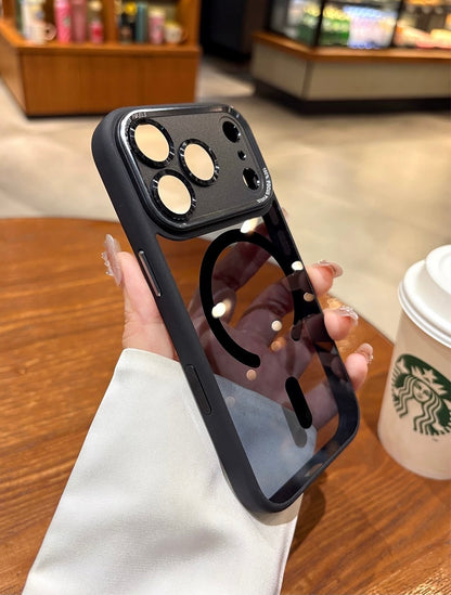 Acrylic Shockproof Magnetic iPhone Case