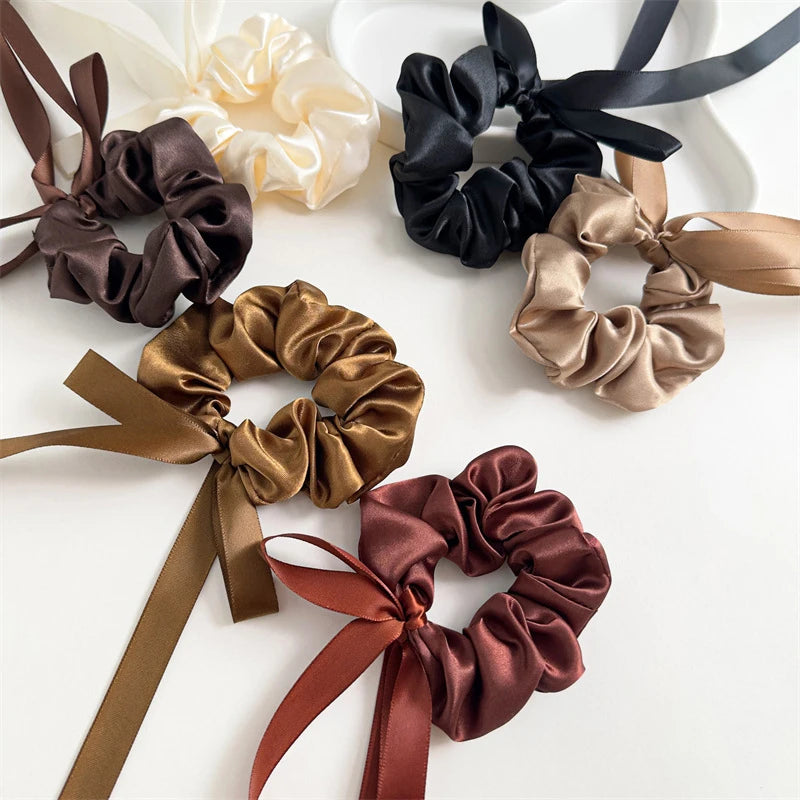 Satin Ribbon Scrunchy