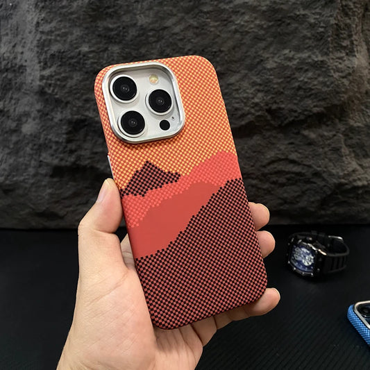 Kevlar Textured Phone Case: MagSafe Compatible