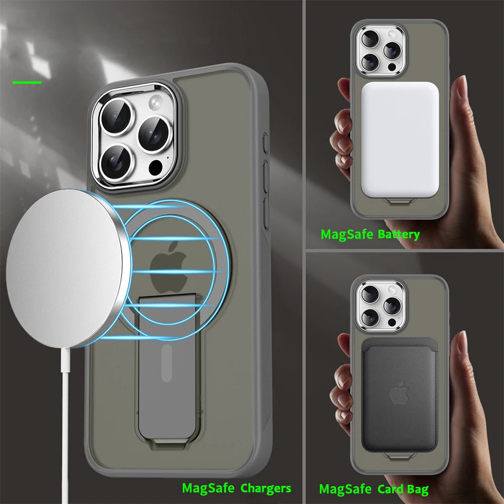 Magnetic KickStand Shockproof Phone Case