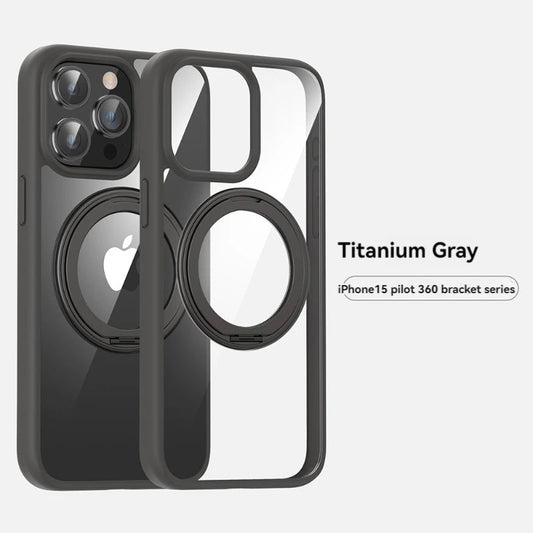 Transparent 360° Degree MagStand Phone Case