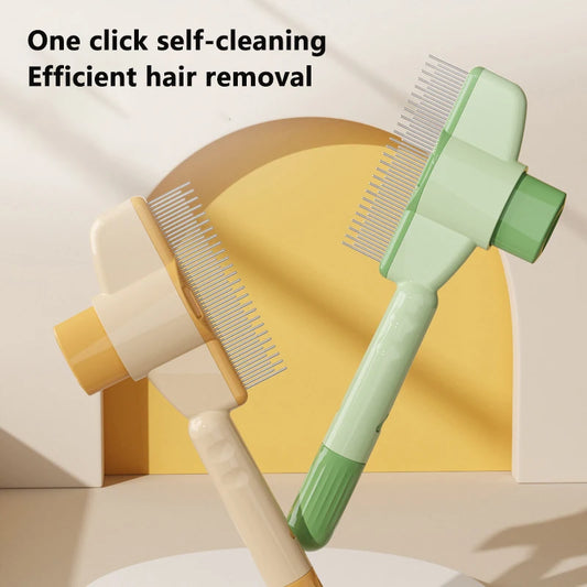 FurEase – One-Click Self-Cleaning Grooming Comb