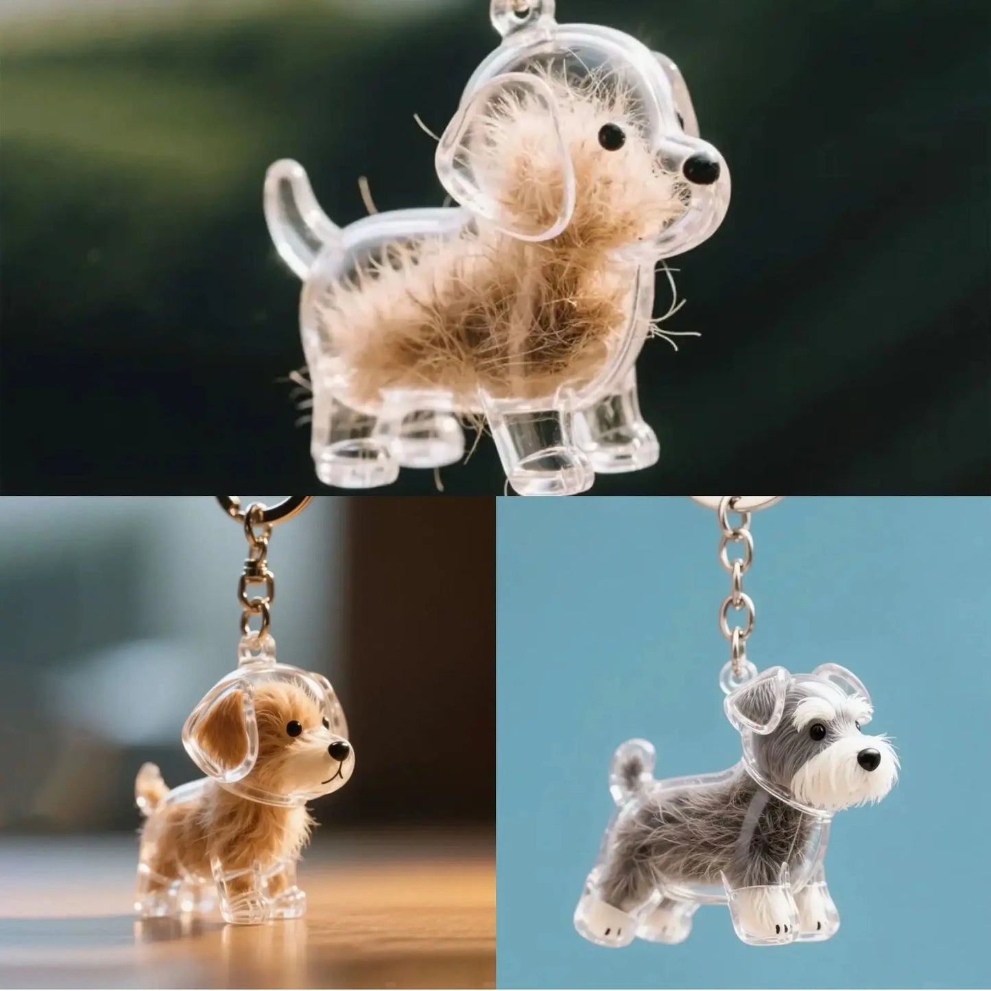 Forever Paw Pendant Keychain