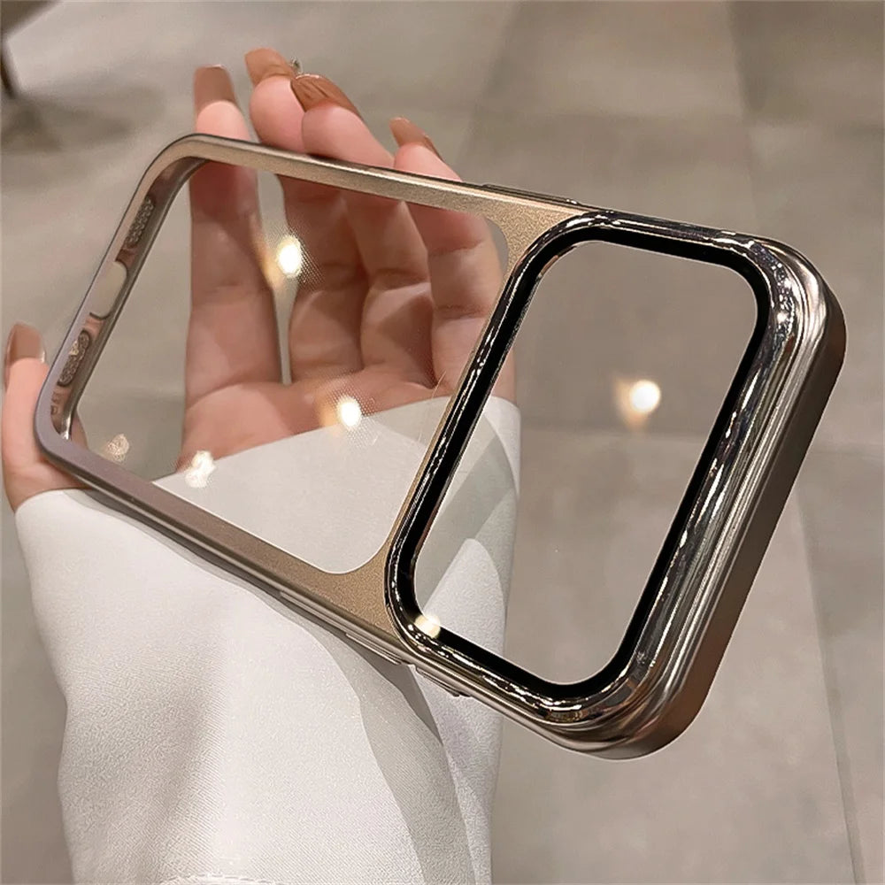 FlipShield Crystal Stand Phone Case