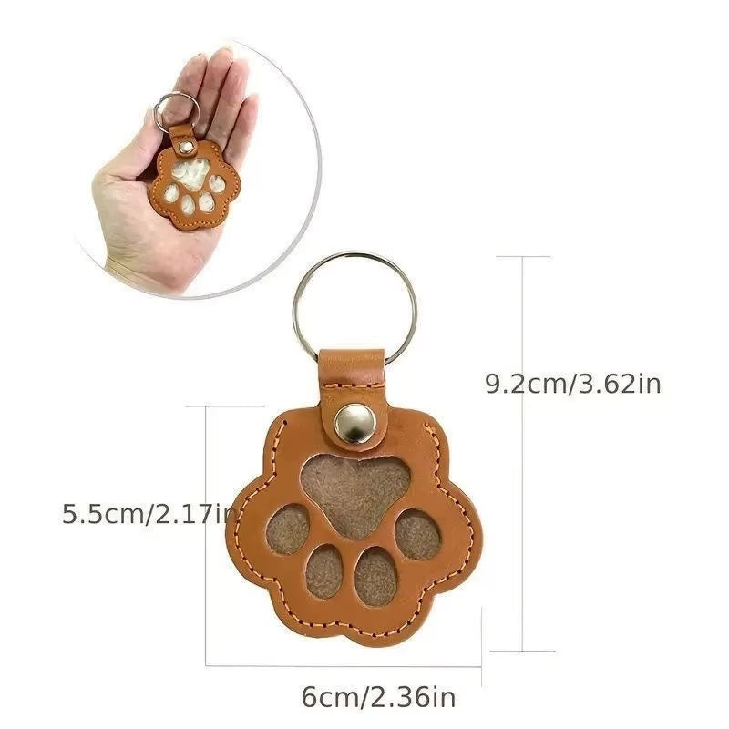 Forever Paw Pendant Keychain