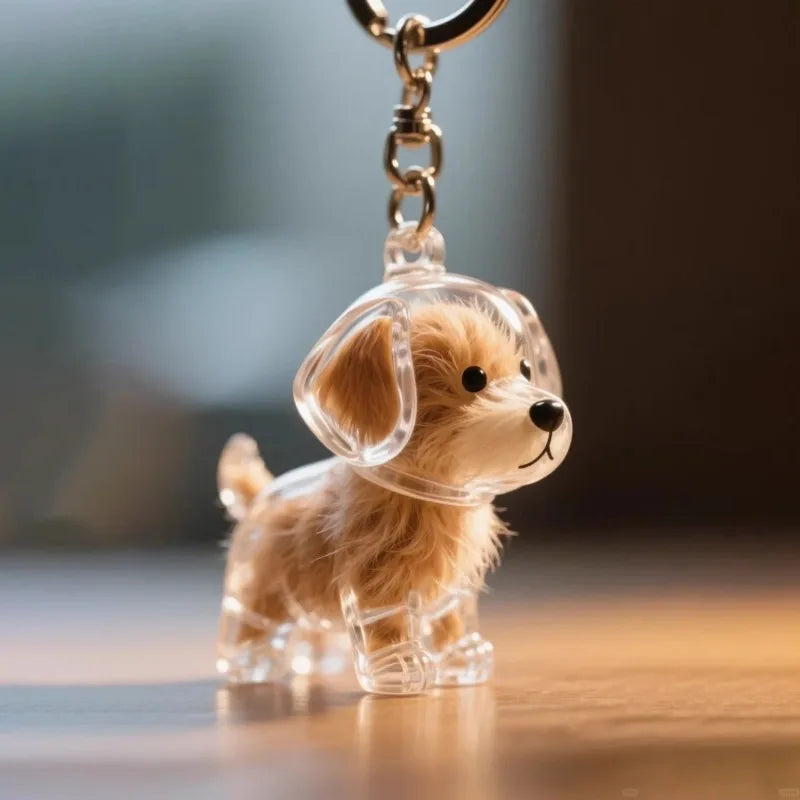 Forever Paw Pendant Keychain