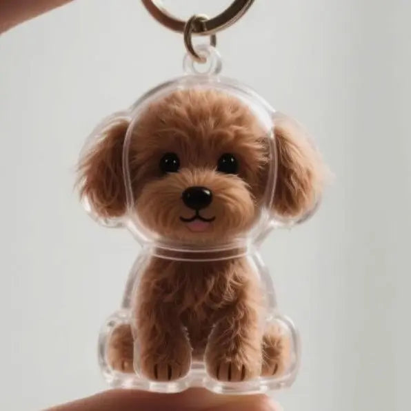 Forever Paw Pendant Keychain