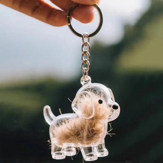 Forever Paw Pendant Keychain