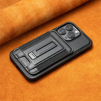 WalletStand Magnetic Leather Phone Case