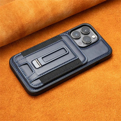 WalletStand Magnetic Leather Phone Case