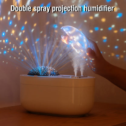 Projection Light Air Humidifier Wireless Ultrasonic Aroma Diffuser