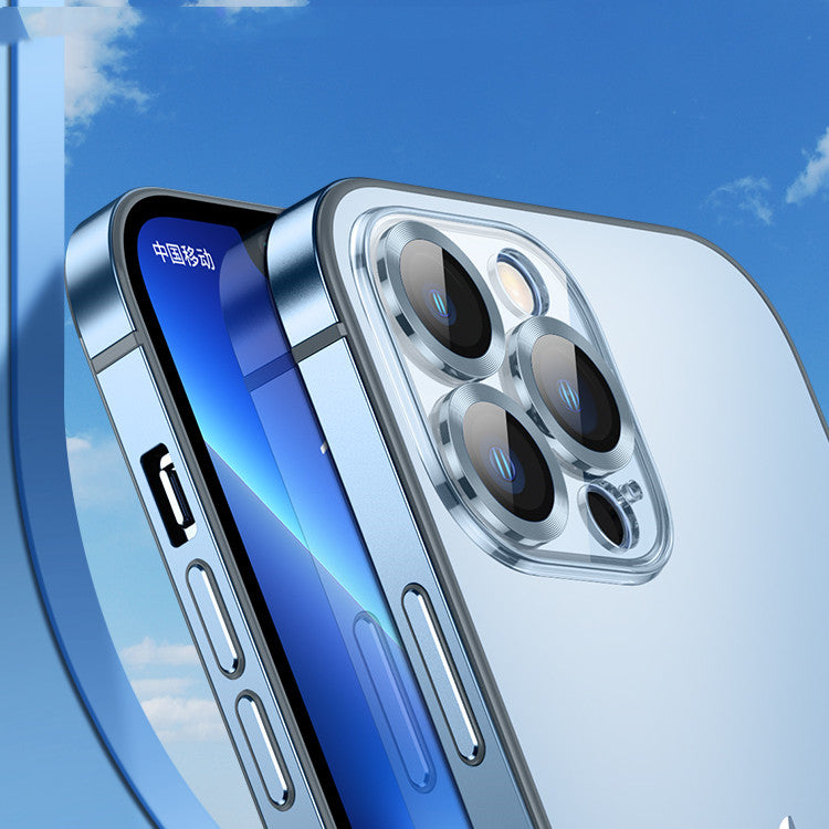 Metal Frame Transparent Phone Case Lens Cover