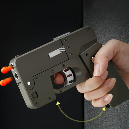Folding Pistol with Automatic Shell