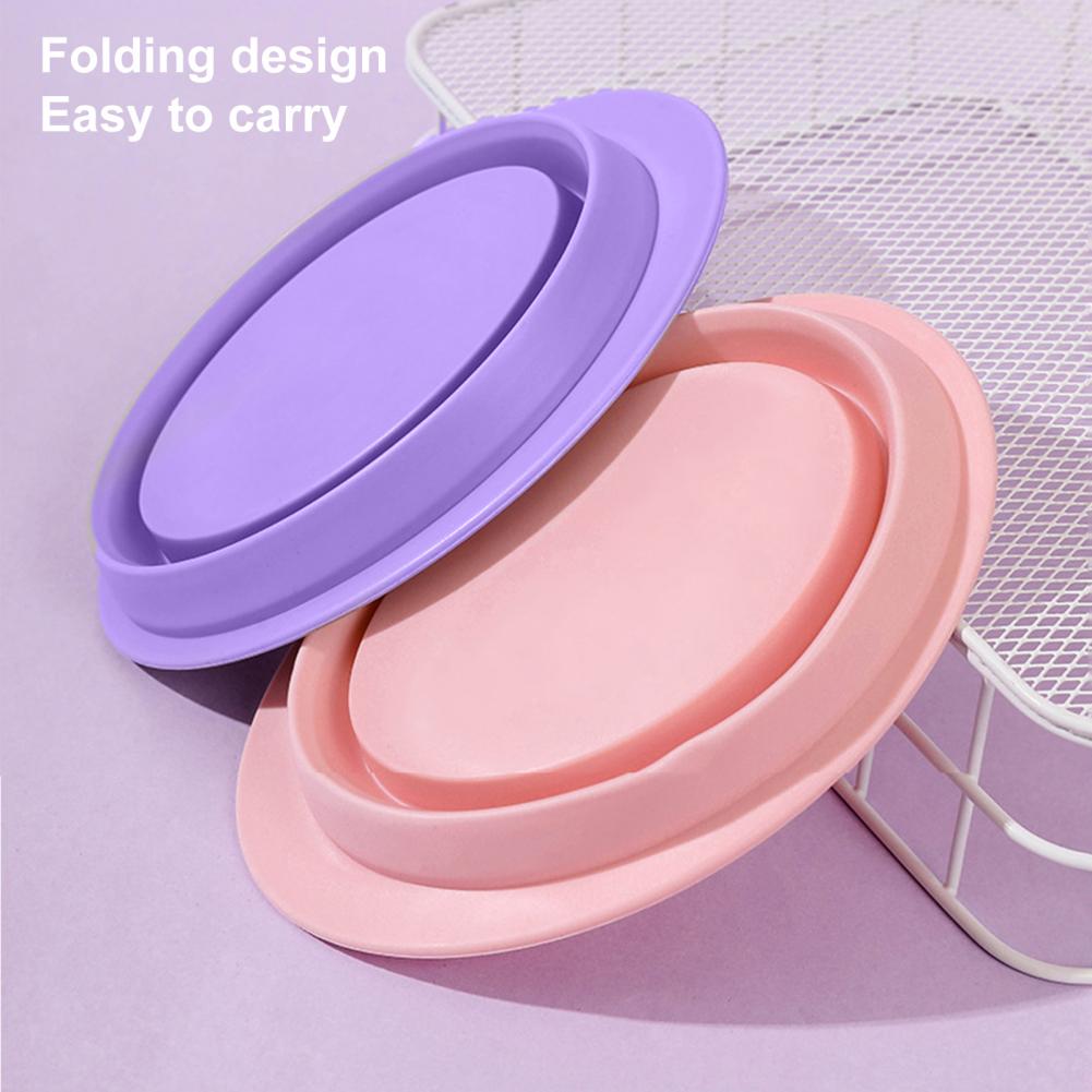 Ultimate Makeup Brush Cleaner Set (Silicone Cleaning Bowl with Hanging Mesh Rack)