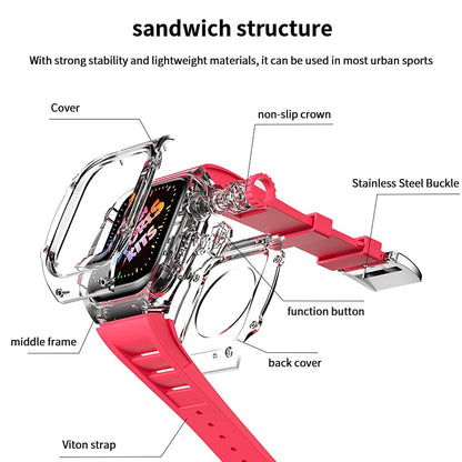 Glacier Transparent Apple Watch Case and Band
