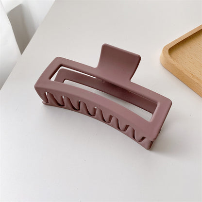 Matte Oversized Square Hair Claw Clip