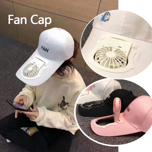 USB Charging Fan Baseball Cap