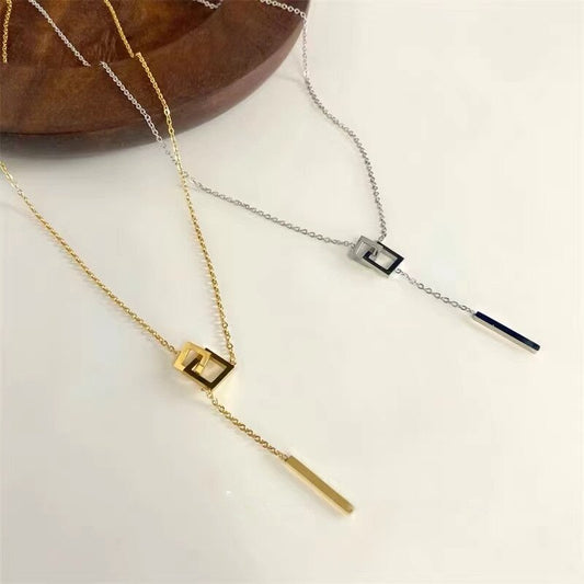 Geometric Element Necklace