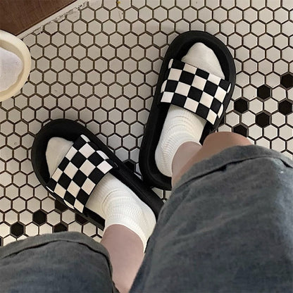 Women's Checkerboard Slippers