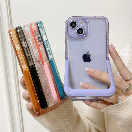 Transparent Silicone Phone Case Stand